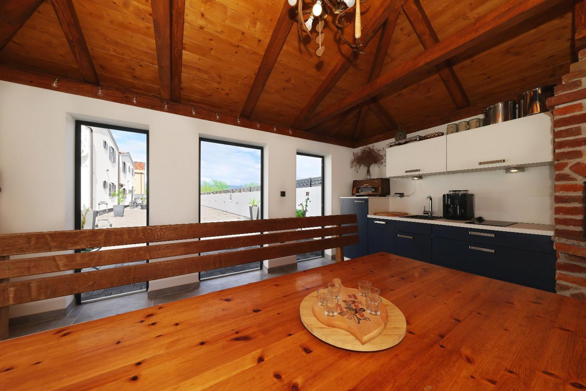 Apartments Rosini, 300M From The Beach With Shared Tavern And Bikes, 宁 外观 照片